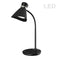 Dainolite 6W Desk Lamp, Black Finish 132LEDT-BK