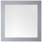 James Martin Weston 40" Rectangular Mirror Silver Gray 148-M40-SL