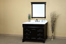 Bellaterra 50" Single Sink Vanity Wood Espresso 205050-ES