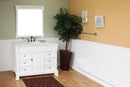 Bellaterra 50" Single Sink Vanity Wood White 205050-WH