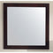 Laviva Nova 28" Framed Square Brown Mirror 31321529-MR-B