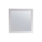 Laviva Nova 28" Framed Square White Mirror 31321529-MR-W