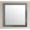 Laviva Sterling 30" Framed Square Maple Gray Mirror 313FF-3030MG