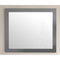 Laviva Sterling 36" Framed Rectangular Maple Gray Mirror 313FF-3630MG