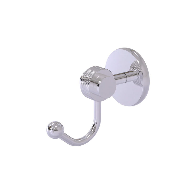 Allied Brass Satellite Orbit Two Collection Robe Hook with Groovy Accents 7220G-PC
