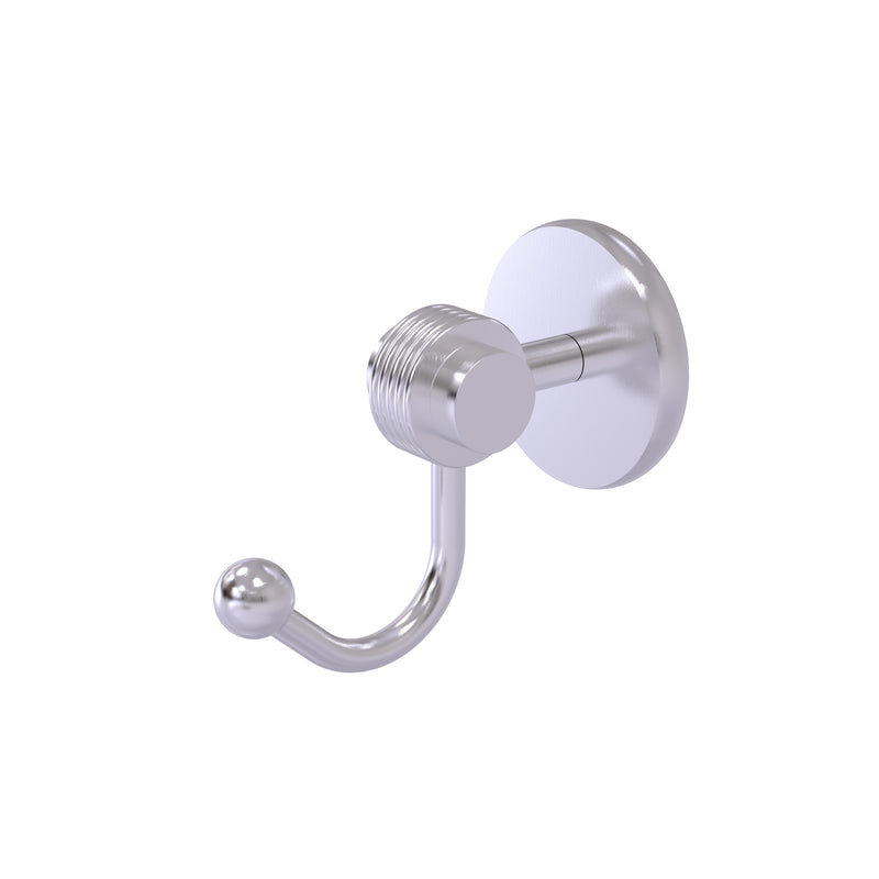 Allied Brass Satellite Orbit Two Collection Robe Hook with Groovy Accents 7220G-SCH