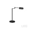 Dainolite 5W Swing Arm Lamp, Black Finish 9157LEDT-BK