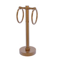 Allied Brass Vanity Top 2 Towel Ring Guest Towel Holder with Twisted Accents 953T-BBR