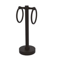 Allied Brass Vanity Top 2 Towel Ring Guest Towel Holder with Twisted Accents 953T-ORB