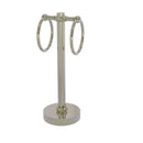 Allied Brass Vanity Top 2 Towel Ring Guest Towel Holder with Twisted Accents 953T-PNI