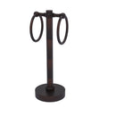 Allied Brass Vanity Top 2 Towel Ring Guest Towel Holder with Twisted Accents 953T-VB