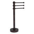 Allied Brass Vanity Top 3 Swing Arm Guest Towel Holder with Dotted Accents 973D-VB