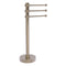 Allied Brass Vanity Top 3 Swing Arm Guest Towel Holder with Groovy Accents 973G-PEW
