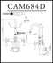 Cambridge Plumbing Clawfoot Tub Deck Mount Porcelain Lever Faucet Hand Held Shower PC