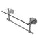 Allied Brass Astor Place 16 Inch Glass Vanity Shelf with Integrated Towel Bar AP-1TB-16-GYM