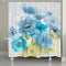 Laural Home Blue Bouquet Shower Curtain