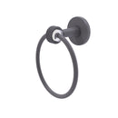 Allied Brass Clearview Collection Towel Ring with Groovy Accents CV-16G-GYM