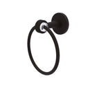 Allied Brass Clearview Collection Towel Ring with Groovy Accents CV-16G-ORB