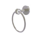 Allied Brass Clearview Collection Towel Ring with Groovy Accents CV-16G-SN