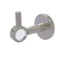Allied Brass Clearview Collection Robe Hook with Groovy Accents CV-20G-SN