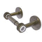 Allied Brass Clearview Collection Two Post Toilet Tissue Holder with Dotted Accents CV-24D-ABR