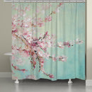 Laural Home Cherry Blossoms Shower Curtain