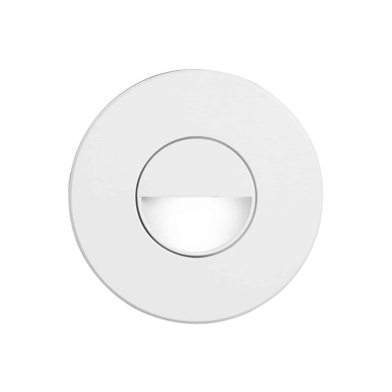 Dainolite White Round In/Outdoor 3W Led Wall Light DLEDW-300-WH