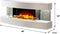Evolution Fires Miami Curve 48 inch Fireplace Oak