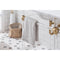 Water Creation Empire 60" Wide Double Wash Stand P-Trap Counter Top with Basin and F2-0013 Faucet included In Satin Gold Finish EP60D-0613