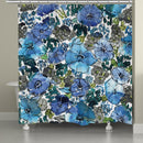 Laural Home Eclectic Blooms Shower Curtain