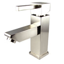 Fresca Versa Single Hole Mount Bathroom Vanity Faucet - Brushed Nickel FFT1030BN