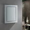 Fresca Spazio 24" Wide x 30" Tall Bathroom Medicine Cabinet with LED Lighting and Defogger FMC022430-L