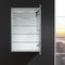 Fresca Spazio 24" Wide x 36" Tall Bathroom Medicine Cabinet with LED Lighting and Defogger FMC022436-R