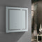 Fresca Spazio 30" Wide x 30" Tall Bathroom Medicine Cabinet with LED Lighting and Defogger FMC023030