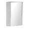 Fresca Coda 18" White Corner Medicine Cabinet w/ Mirror Door FMC5084WH