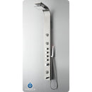 Fresca Geona Stainless Steel (Brushed Silver) Thermostatic Shower Massage Panel FSP8009BS