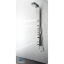 Fresca Geona Stainless Steel Brushed Silver Thermostatic Shower Massage Panel FSP8009BS