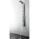 Fresca Geona Stainless Steel Brushed Silver Thermostatic Shower Massage Panel FSP8009BS