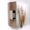 Fresca Walnut Bathroom Linen Side Cabinet with 3 Large Storage Areas FST8090GW