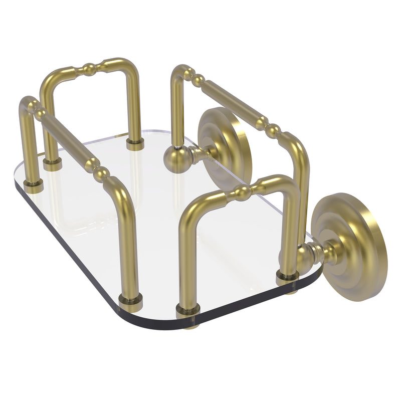 Allied Brass Que New Wall Mounted Guest Towel Holder GT-2-QN-SBR