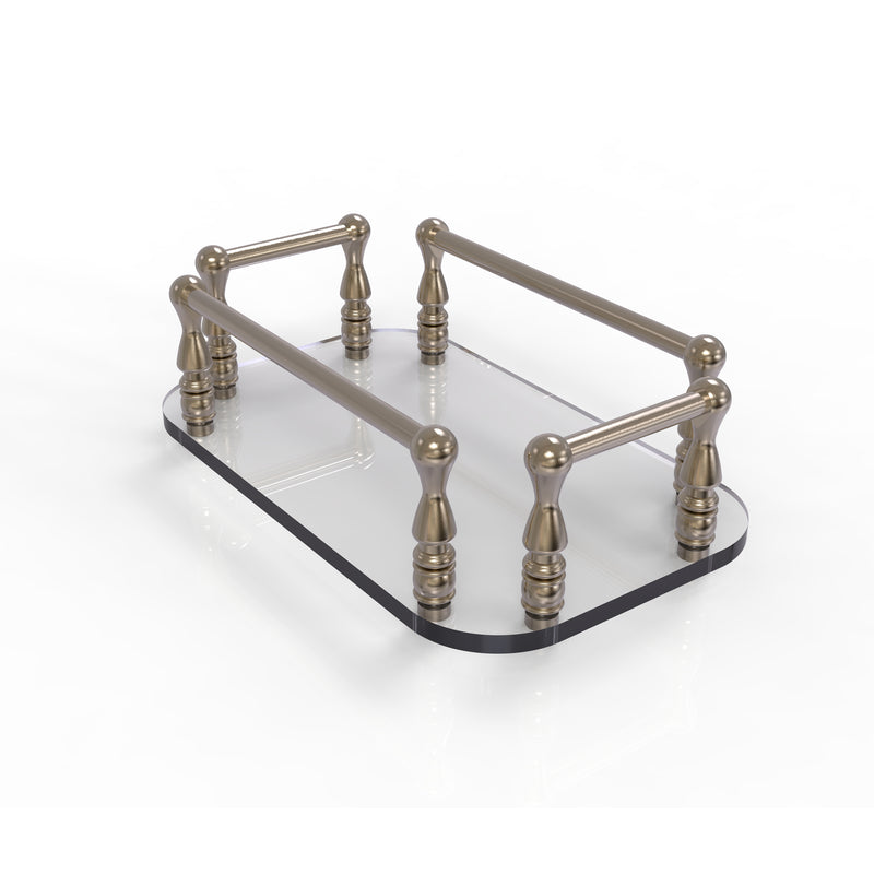 Allied Brass Vanity Top Glass Guest Towel Tray GT-6-PEW