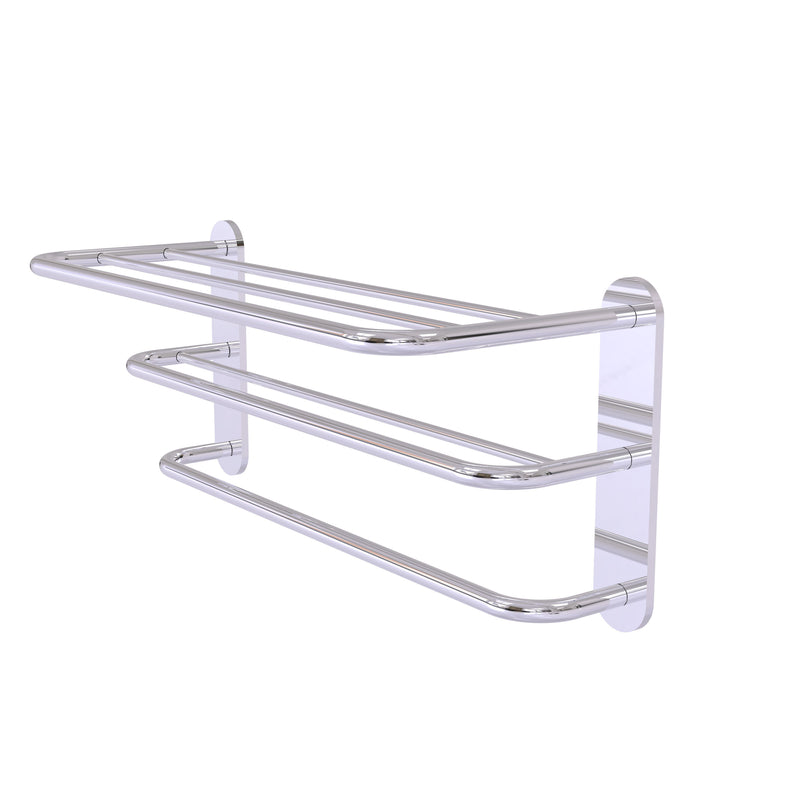 Allied Brass Three Tier Hotel Style Towel Shelf with Drying Rack HTL-3-PC