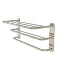 Allied Brass Three Tier Hotel Style Towel Shelf with Drying Rack HTL-3-PNI