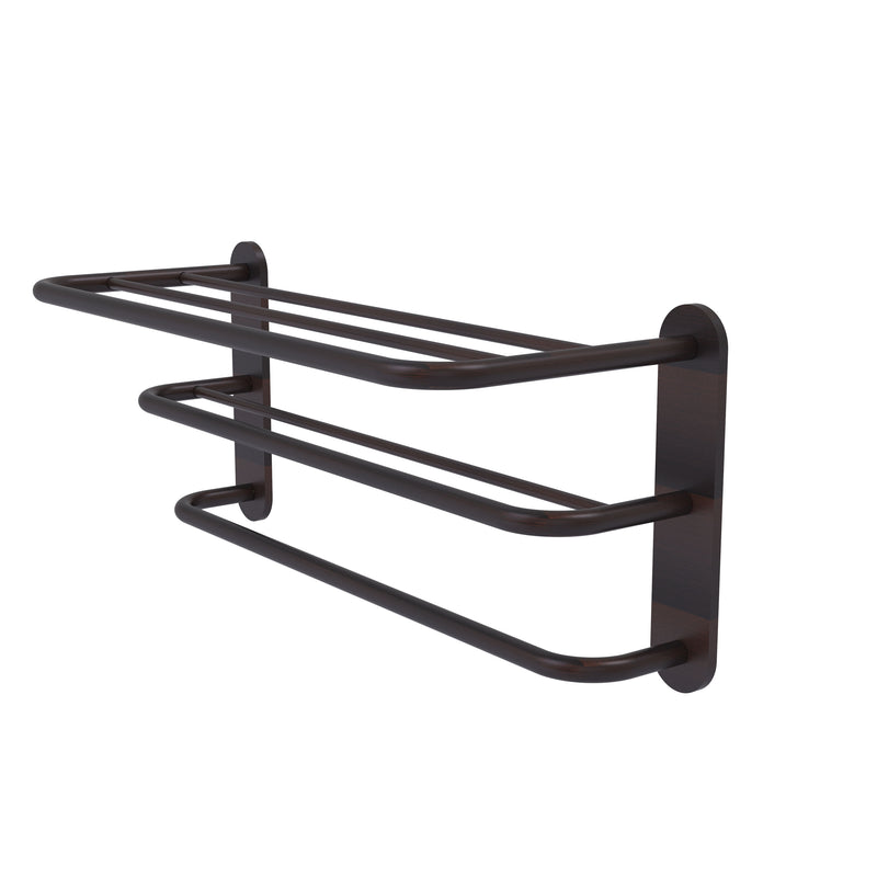 Allied Brass Three Tier Hotel Style Towel Shelf with Drying Rack HTL-3-VB
