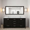 Modern Fittings Caroline Premium 72" Double Bath Vanity with Cultured Marble Quartz Top and Round Sinks