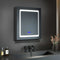 Lexora Bracciano 24" W x 36" H Surface-Mount LED Mirror for Medicine Cabinet with Defogger
