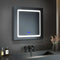 Lexora Bracciano 30" W x 32" H Surface-Mount LED Mirror for Medicine Cabinet with Defogger
