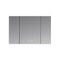 Lexora Savera 48" W x 32" H Recessed or Surface-Mount LED Mirror for Medicine Cabinet with Defogger