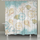 Laural Home Look To The Sea Shower Curtain