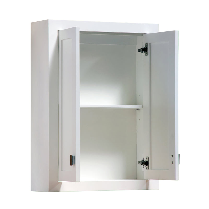 Water Creation Madison Collection Wall Cabinet in White MADISON-TT-W